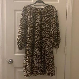 Leopard print dress